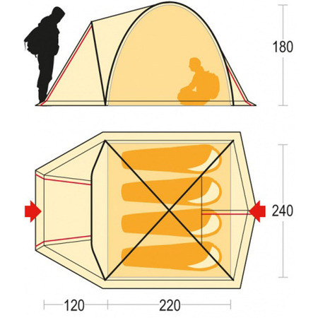 Tenda Verde Ferrino Tenere 4