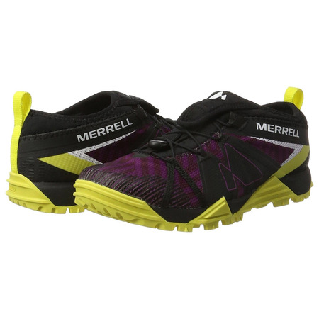 Merrell Avalaunch W preto / fúcsia / tênis amarelo