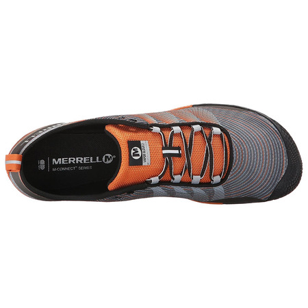 Merrell Vapor Glove 2 Laranja / Cinza / Sapato Azul