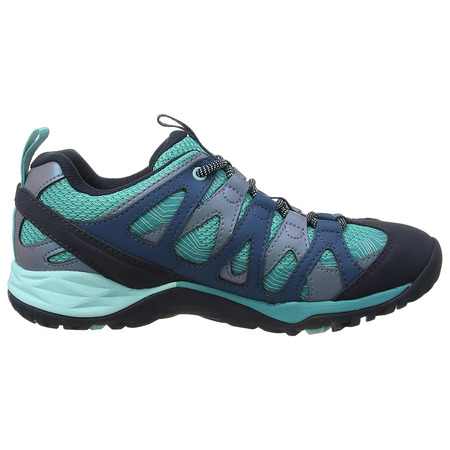 Merrell Siren Hex Q2 GTX W turquesa / sapato azul