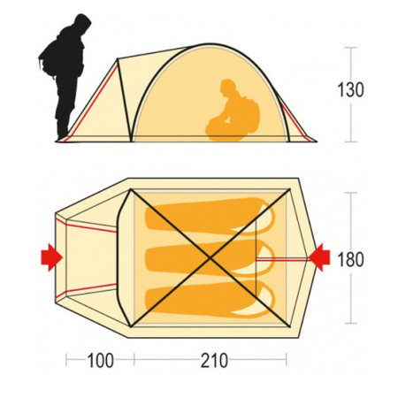 Tenda Verde Ferrino Tenere 3