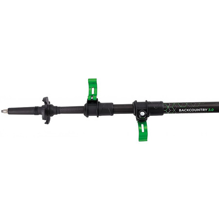 Bastão de Trekking Camp Backcountry 3.0 Preto/Verde