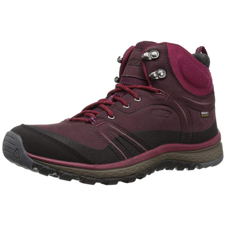 Botas MID WTPF de couro Keen Terradora roxa