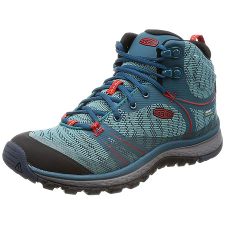 Botas Keen Terradora Mid WTPF W Turquesa / Vermelha