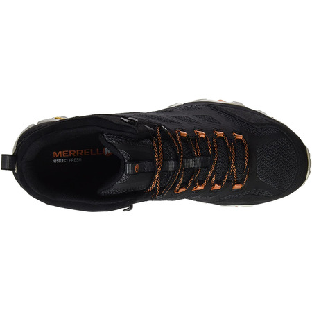 Bota Merrell Moab FST Mid GTX preta / laranja