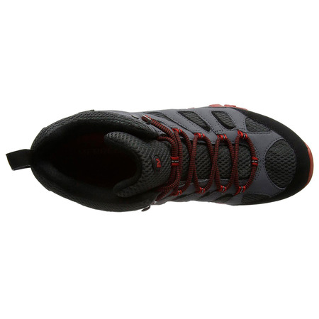 Botas Merrell Moab Mid GTX cinza / preto / vermelho