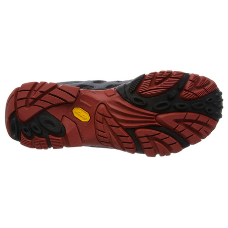 Botas Merrell Moab Mid GTX cinza / preto / vermelho
