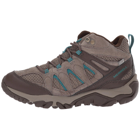 Botas Merrell Outmost Mid Vent GTX W Marrom / Turquesa