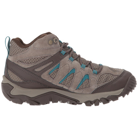 Botas Merrell Outmost Mid Vent GTX W Marrom / Turquesa