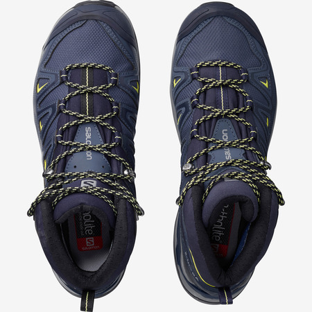 Bota Salomon X Ultra 3 Wide Mid GTX W Morado / Amaillo