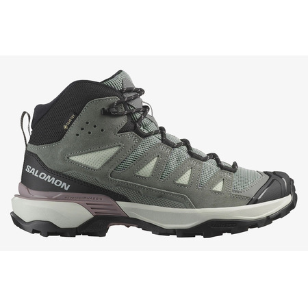Bota Salomon X Ultra 360 LTR Mid GTX W Cinza/Verde