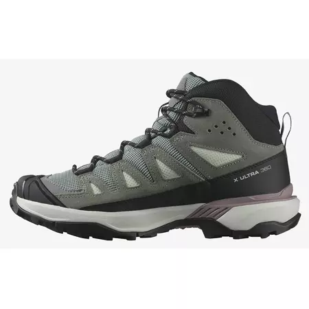 Bota Salomon X Ultra 360 LTR Mid GTX W Cinza/Verde