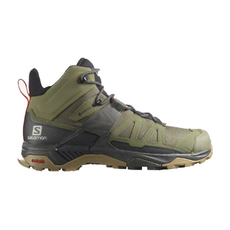 Bota Salomon X Ultra 4 Mid Wide GTX verde oliva
