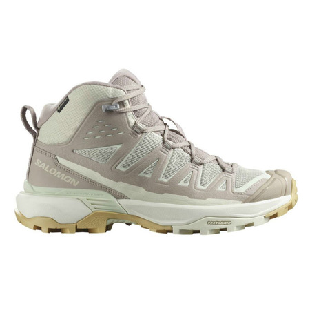 Bota Salomon X Ultra Edge Mid GTX W Bege/Verde
