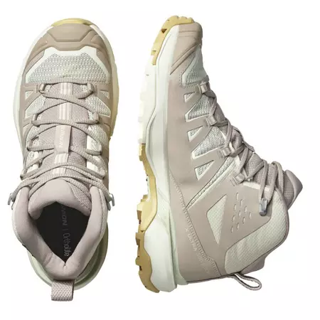 Bota Salomon X Ultra Edge Mid GTX W Bege/Verde