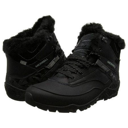 Botas pretas Merrell Aurora 6 Ice + WTPF W