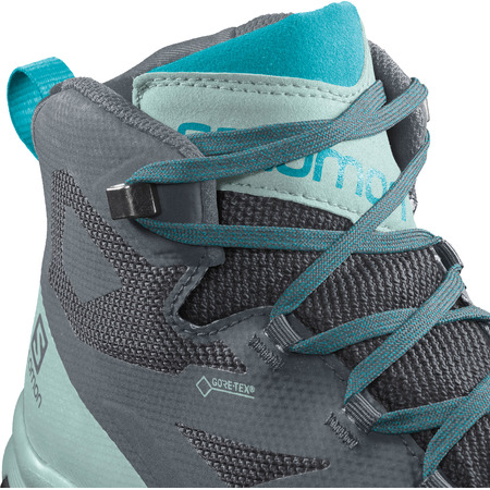 Botas Salomon Outline Mid GTX W cinza / azul