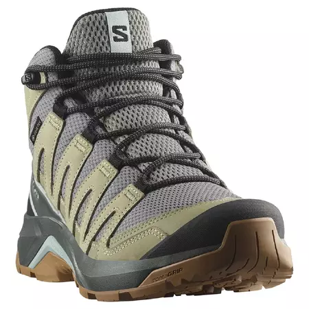 Botas Salomon X-Adventure Recon GTX W Verde Médio/Cinza