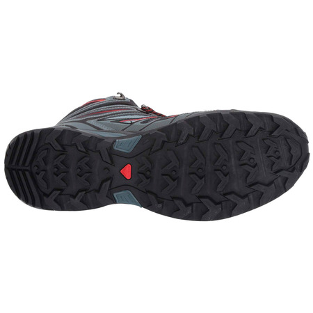 Botas Salomon X Ultra 3 Mid GTX cinza / preto / vermelho
