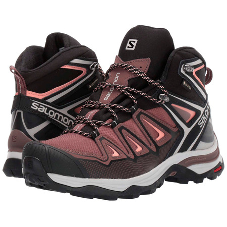 Botas Salomon X Ultra 3 Mid GTX W marrom / rosa