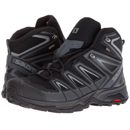 Botas Salomon X Ultra 3 Wide Mid GTX Negro / Gris