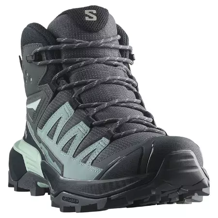 Botas Salomon X Ultra 360 Mid GTX W Cinza/Azul-Marinho