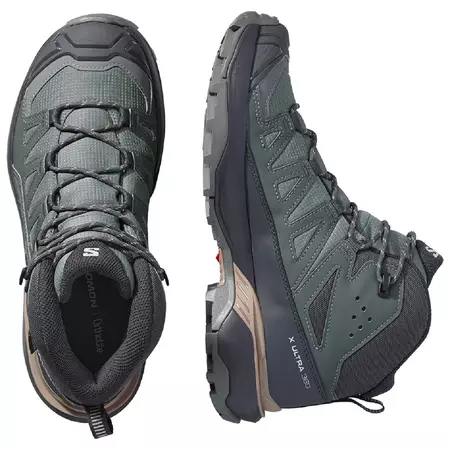 Botas Salomon X Ultra 360 Mid GTX W Verde Floresta