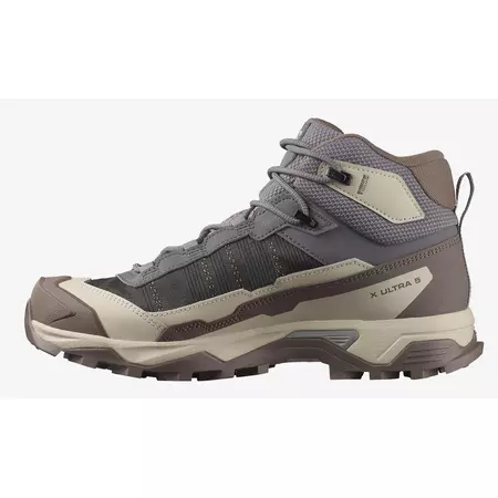 Botas Salomon X Ultra 5 Mid Gtx W Cinza/Bege/Marrom