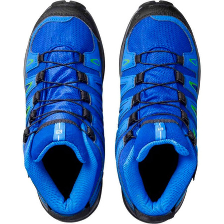 Botas Salomon X Ultra Mid GTX J Azul / Lima / Preto