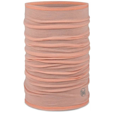 Buff Merino Leve Sólido Coral Pescoço Polaina