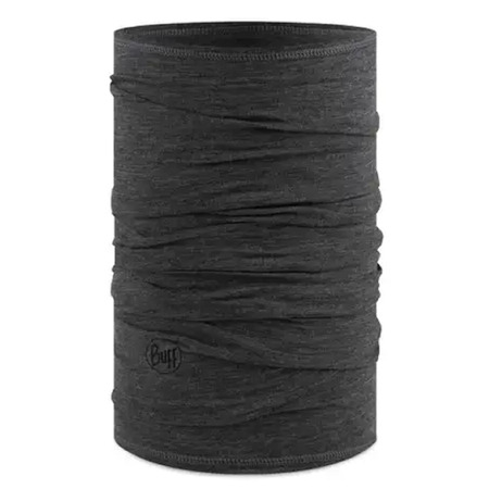 Buff Merino Leve Sólido Cinza Pescoço Polaina