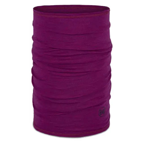 Buff Merino Leve Sólido Magenta Polaina de Pescoço