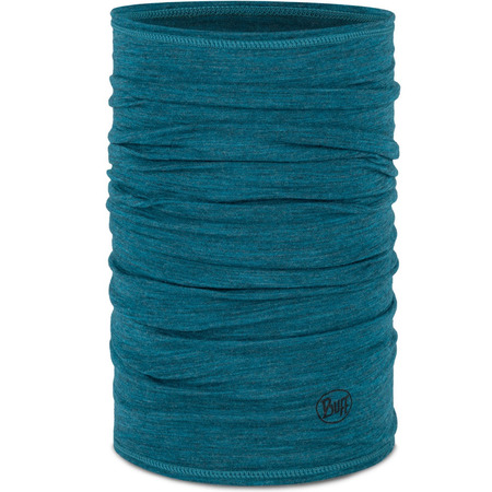 Buff Merino Leve Sólido Azul-petróleo Polaina de Pescoço