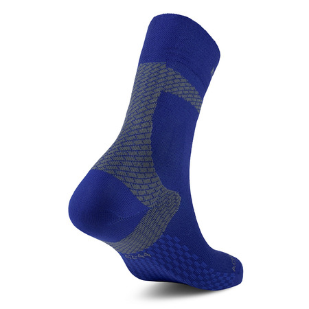 Meia de apoio Enforma Achilles Azul-Gris