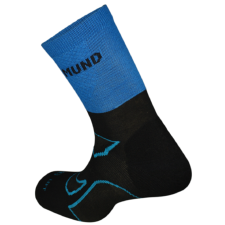 Meia técnica Mund Plogging preta/azul