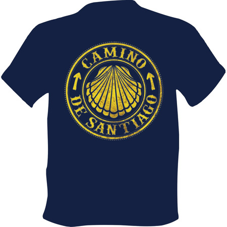 Camiseta da Marinha Camino de Santiago