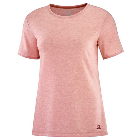Camiseta Salomon Essencial Manga Curta Camiseta W Rosa