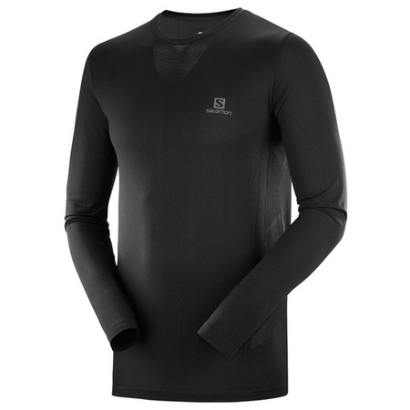 Camiseta preta Salomon Sense LS TEE