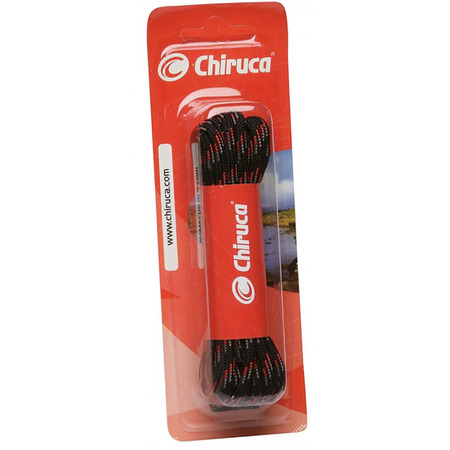Cadarço Hidrofóbico Chiruca 160 cm Negro-Rojo