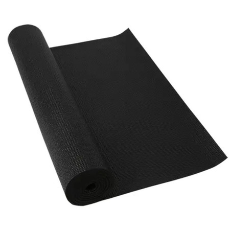 Tapete de ioga preto Softee 4 mm