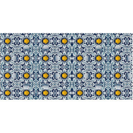 Foulard MyL Azul Caminho de Santiago