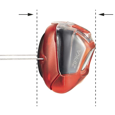 Petzl Zipka Front Red