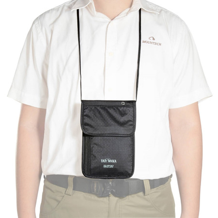Bolsa de pescoço Tatonka Skin RFID Block preta