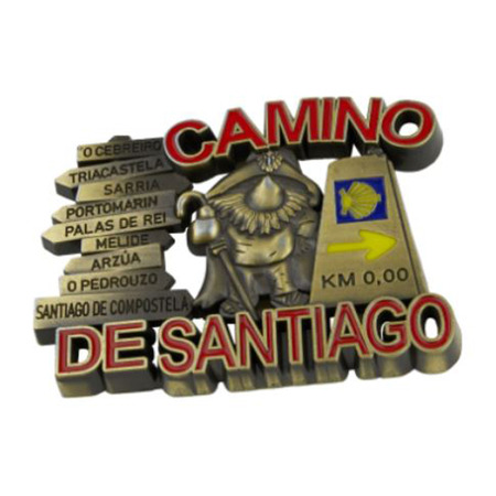 Magnet Chapa Pueblos Caminho de Santiago
