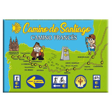 Mapa magnético French Way MyL