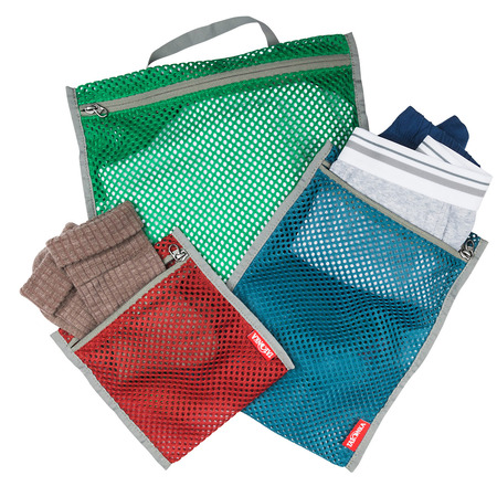 Conjunto de bolsos de malha Tatonka com slides de malha