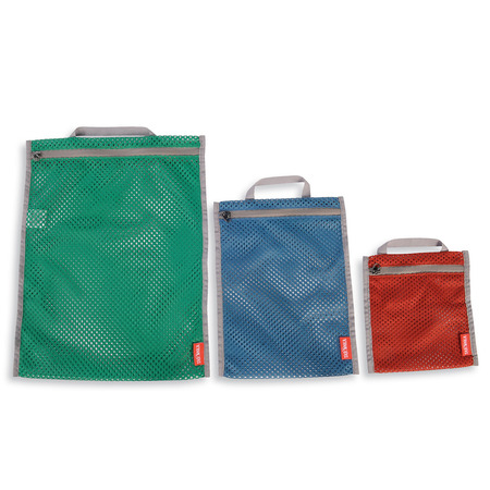 Conjunto de bolsos de malha Tatonka com slides de malha