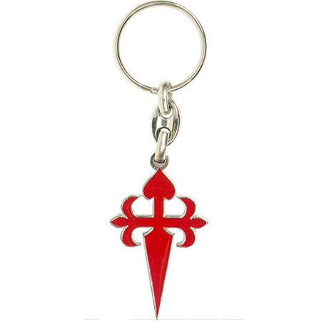 Chaveiro de Metal Cruz de Santiago