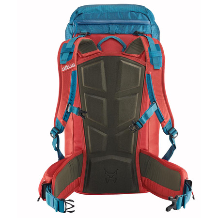 Mochila Altus Fitz Roy 45 J30 Azul/Vermelho