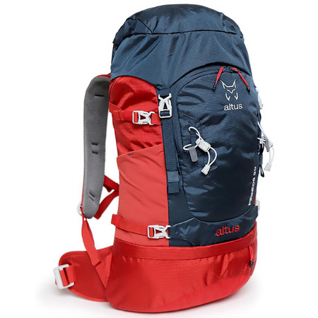 Mochila Altus Pirineos 30 Azul/Vermelho